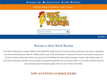Tablet Screenshot of duckworthwearing.com